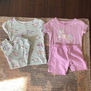 Carters mix and match Pajamas Bundle 24months